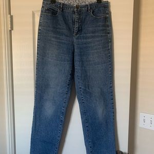 Jeans size 12/14 3 pairs, 1 pair capris all slightly warn, good condition